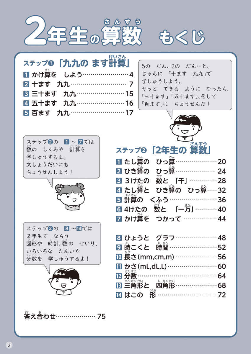 徹底反復　２年生の算数 プロモーション 2