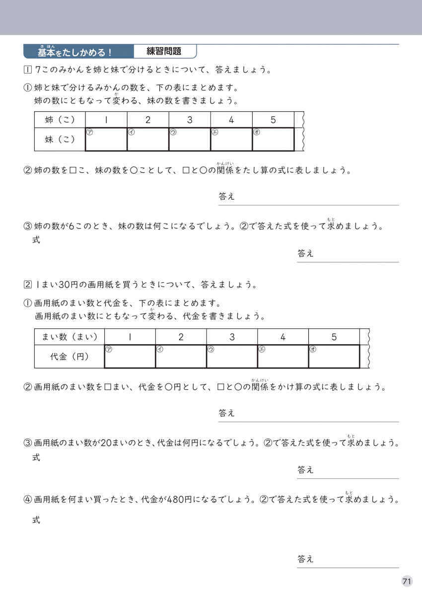 徹底反復　４年生の算数 プロモーション 11