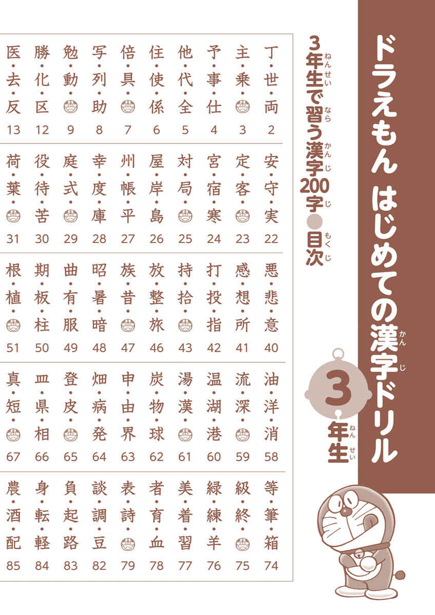 ドラえもん　はじめての漢字ドリル　３年生 プロモーション 1